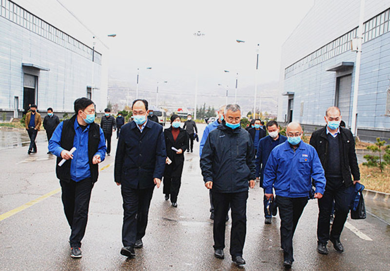 甘肅省政府督查組調(diào)研督查星火機床公司疫情防控和復工復產(chǎn)情況