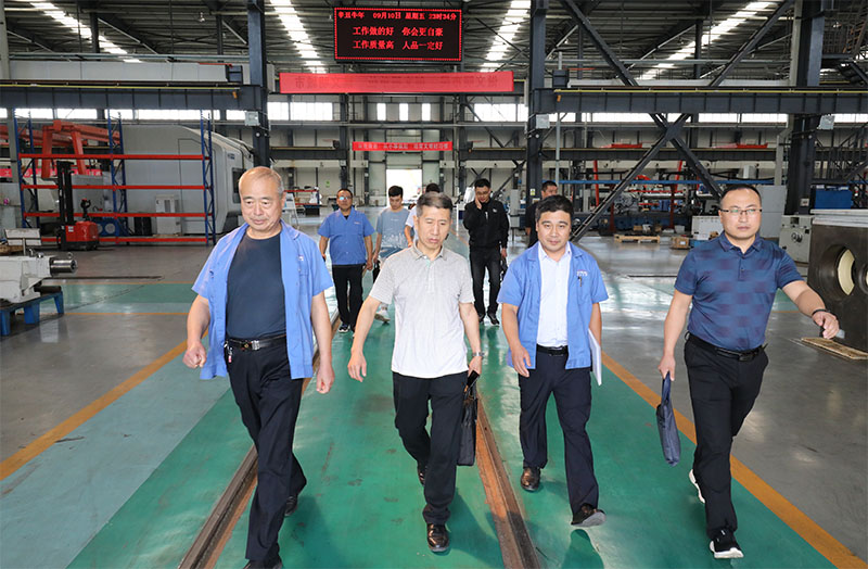 天水市人社局領導來星火公司調研用工情況