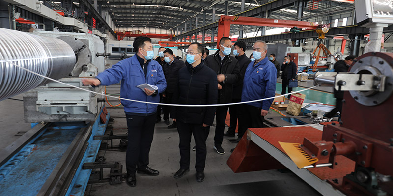 天水市委常委、常務副市長賈義翔來星火公司調研