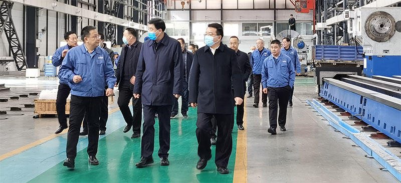 天水市領導干部來星火機床公司調研