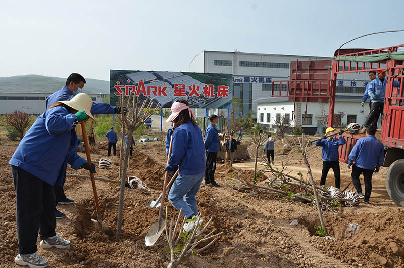 持續開展義務植樹活動  努力綠化美化工作環境