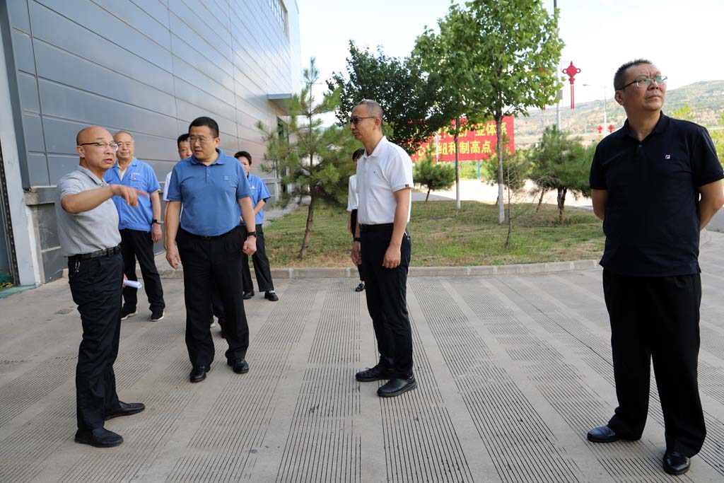 蘭州海關關長李輝一行來星火公司調研