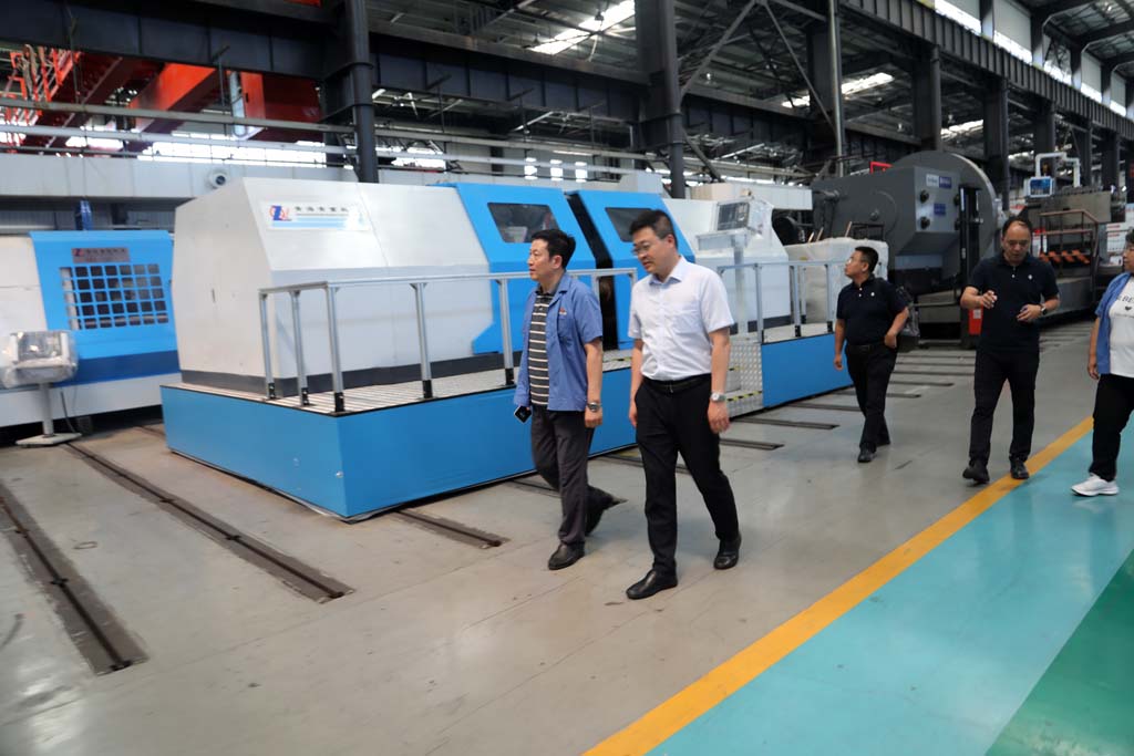通用技術(shù)齊二機床李濤一行來星火機床公司參訪