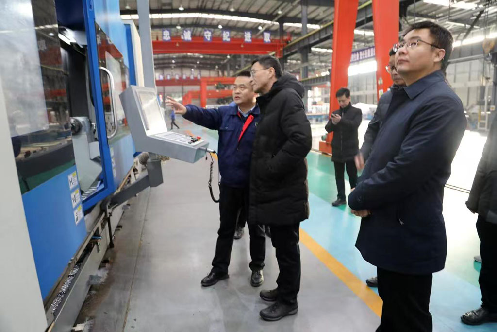 國家市場監管總局質量監督司司長王勝利一行來星火數控公司調研指導